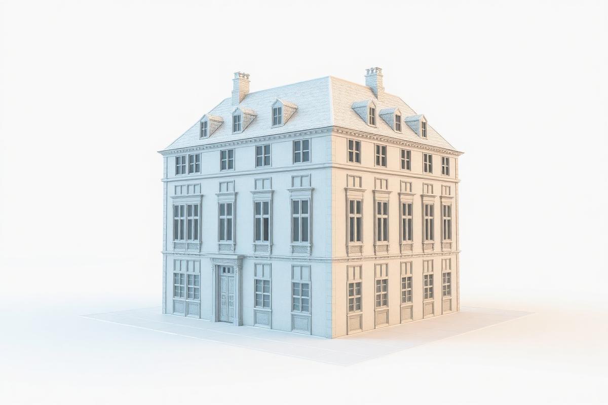 3D-Bestandsmodell eines Gebäudes als Grundlage für CAD- und BIM-Planung